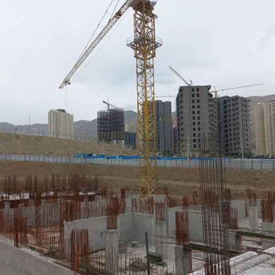 برج گل نرگس بانک کشاورزی در مراحل ابتدایی ساخت