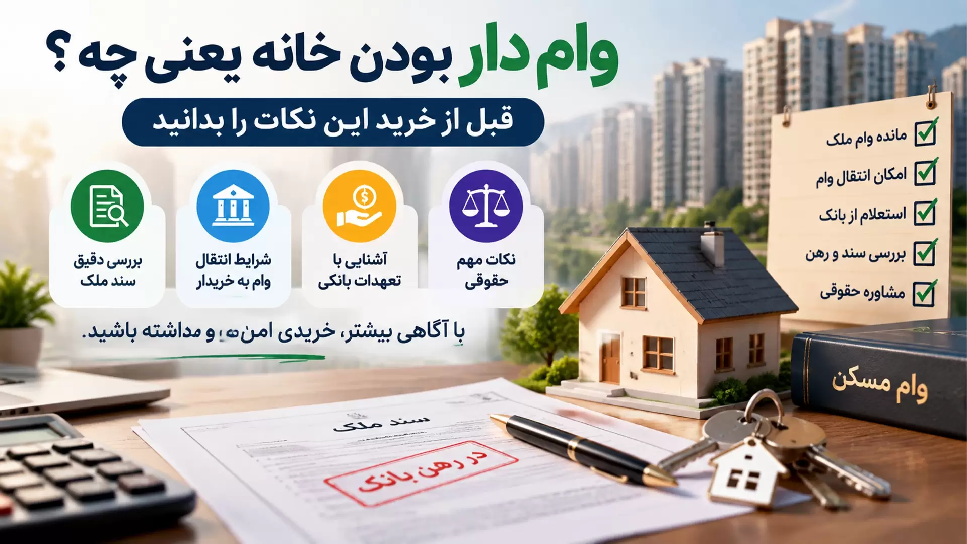 وام دار بودن خانه یعنی چه؟