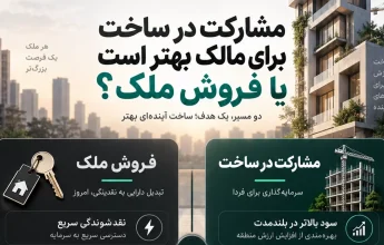 مشارکت در ساخت برای مالک بهتر است یا فروش ملک؟ بررسی تصمیم اقتصادی